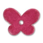 Papillon en céramique 22x30 mm Dark Fuchsia mat x1|raw }}