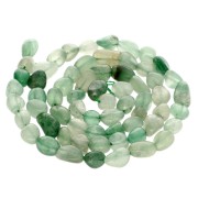 Perles nuggets irréguliers 6 mm pierre gemme  - Aventurine x40cm|raw }}