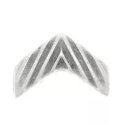 Cymbal - Perle en métal pour perles Chevron Beads 11x7 mm Avessalos Arg Vieilli x1