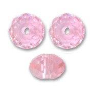 Ronde aplatie PureCrystal 5040 6 mm Light Rose x1