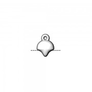 Cymbal - Embout pour tissage de perles Ginko Duo 10x7.5 mm Kastro Arg Vieilli x1