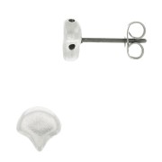 Cymbal - Clous d'oreilles pour Ginko Duo  7x7.5 mm Alopronia Argenté vieilli x2|raw }}