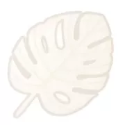 Moule silicone pour réaliser une feuille de Philodendron en résine 12x8 cm x1