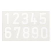 Moule silicone pour réaliser des chiffres en résine 8x5 cm x1|raw }}