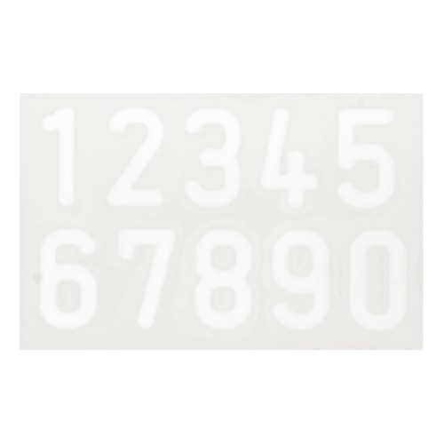 Moule silicone pour réaliser des chiffres en résine 8x5 cm x1