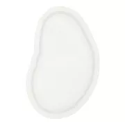 Moule silicone pour réaliser une tranche d'agate 66x34 mm x1