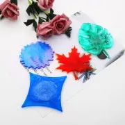 Moule en silicone - forme géode  - 82x82 mm pour résine x1