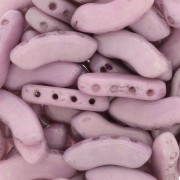 Perles en verre QuadBow Bead 6x15 mm - Opaque Light Rose Ceramic Look x10|raw }}