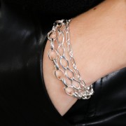Bracelet maille Rectangle Fantaisie 4.2 mm - Argent 925 x18cm