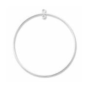 Intercalaires créoles 2 anneaux 30 mm en Argent 925 x2|raw }}