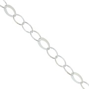 Chaîne maille Forçat 5 mm en Argent 925 x50cm