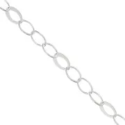 Chaîne maille Forçat 5 mm en Argent 925 x50cm