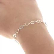 Chaîne maille Forçat 5 mm en Argent 925 x50cm