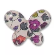 Papillon 15x20 mm Liberty Eloïse Prune x1