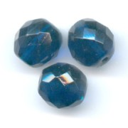 Facettes 10 mm Capri Blue x10