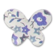 Papillon 15x20 mm Liberty Fairford Bleu x1|raw }}