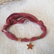 Perle cube travaillé 6 mm - Plaqué Or 3 microns x1