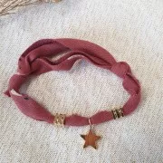 Perle cube travaillé 6 mm - Plaqué Or 3 microns x1