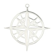 Pendentif Rose des vents 22x21 mm - Argent 925 x1