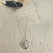 Pendentif Rose des vents 22x21 mm - Argent 925 x1