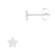 Boucles d'oreilles étoile 4 mm - Argent 925 x2
