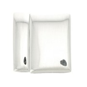Fermoir aimanté pour lacet plat 10 mm - en Argent 925 x1