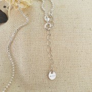 Sequins ronds gravés AG925 - 6 mm - Argent 925 x10