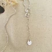 Sequins ronds gravés AG925 - 6 mm - Argent 925 x10