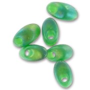 Long Magatama Miyuki 4x7 mm LMA-146FR - Mat Tr Green AB x 10g|raw }}