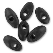 Long Magatama Miyuki 4x7 mm LMA-401F - Mat Black x 10g