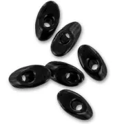 Long Magatama Miyuki 4x7 mm LMA-401 - Black x 10g