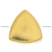 Perle plate triangle 6 mm - Plaqué Or 3 microns x1|raw }}