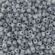 Miyuki Delica 11/0 DB1589 - Mat Opaque Ghost Gray x8g