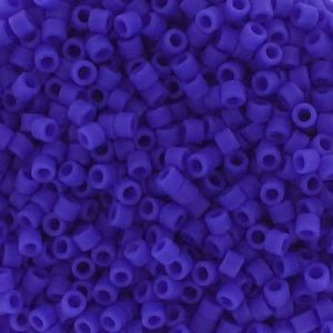 Miyuki Delica 11/0 DB1588 - Mat Opaque Cyan Blue x8g