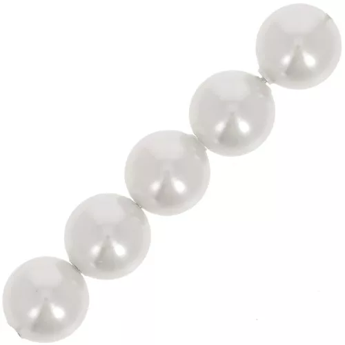 Perles nacrées PureCrystal 5810 10 mm White Pearl x5