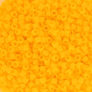 Miyuki Delica 11/0 DB1582 - Mat Opaque Canary x8g