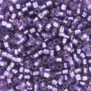 Miyuki Delica 11/0 DB1343 - Dyed Silver Lined Lilac x8g