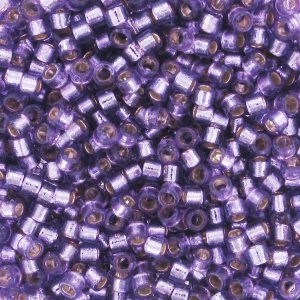Miyuki Delica 11/0 DB1343 - Dyed Silver Lined Lilac x8g