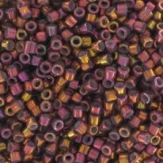 Miyuki Delica 11/0 DB1013 - Metallic Tea Berry Gold Iris x8g