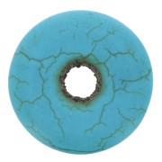 Donuts 29 mm pierre gemme - Imitation Turquoise x1
