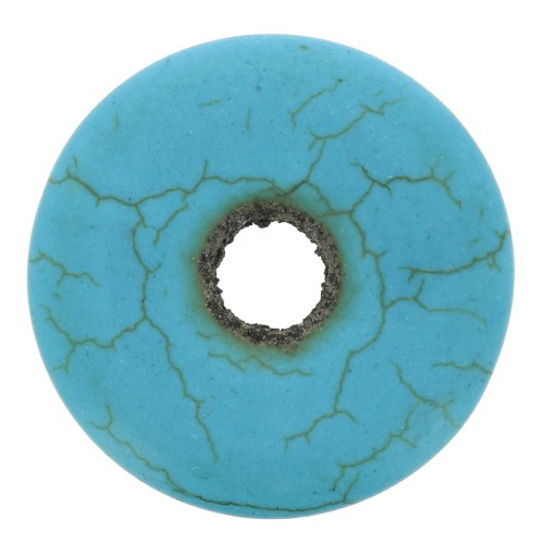 Donuts 29 mm pierre gemme - Imitation Turquoise x1