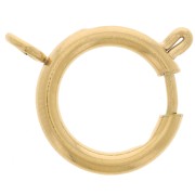 Fermoir à ressort 16 mm en Acier inoxydable 304L Doré x1