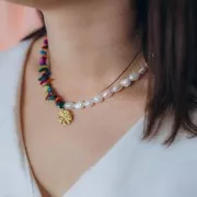 Chainette d'extension maille Rombo limée 55 mm en Acier inoxydable 316L Doré x1