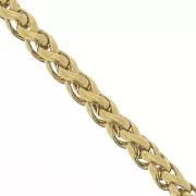 Chaîne maille Palmier 7.8 mm en Acier inoxydable 304 Doré x50cm