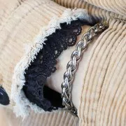 Chaîne maille Palmier 7.8 mm en Acier inoxydable 304 x50cm