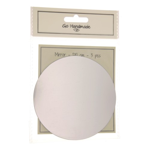Set de 3 miroirs souples rond 10 cm - pour la fabrication de jouets d'enfants