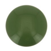 Cabochon rond en résine opaque 14 mm - Olive x1|raw }}