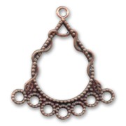 Intercalaires/Chandeliers décor fin 28 mm cuivré vieilli x4|raw }}