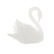 Cygne en plastique 13 mm pour accessoires et bijoux résine d'inclusion - Blanc x1|raw }}