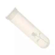 Rose en plastique 20 mm pour accessoires & bijoux résine d'inclusion - Blanc x1